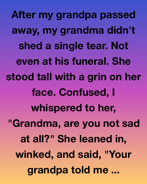 The Smile She Wore At His Funeral