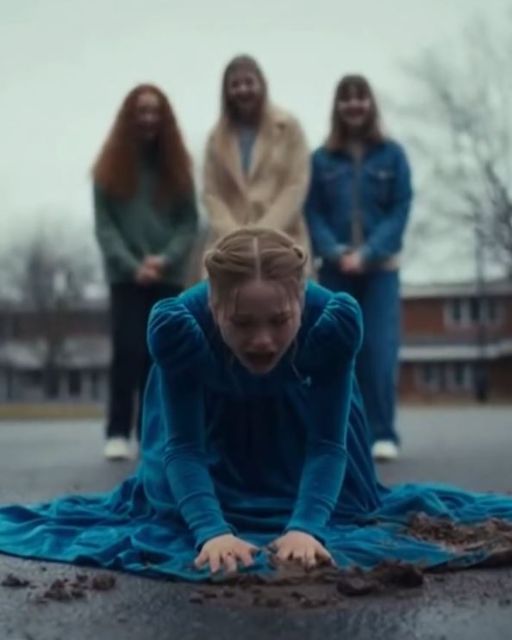 The Blue Velvet Dress