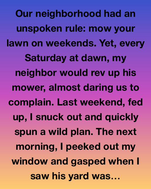 The Tale of the Mowed Mystery