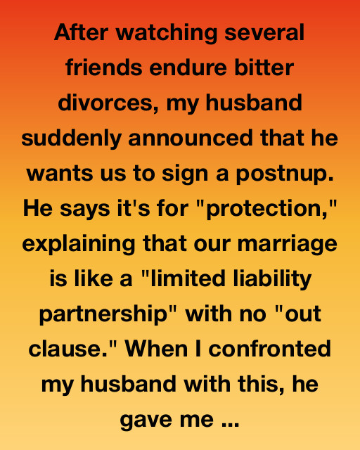 When A Postnup Became A Wake-Up Call