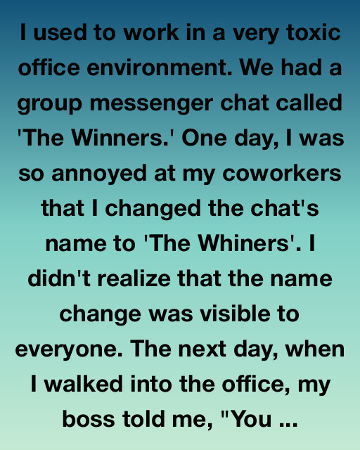 The Whiners: How One Mistake Changed My Life For The Better