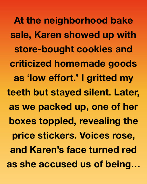 The Bake Sale’s Sweet Lesson