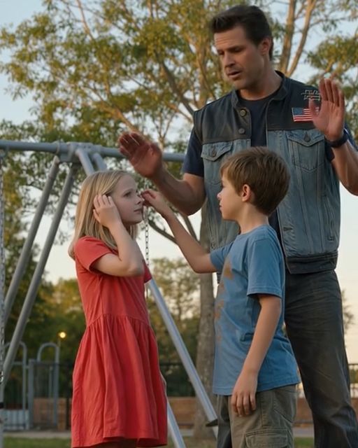 The Day A Biker Took His Deaf Daughter To The Park—and A Barefoot Boy Changed Everything