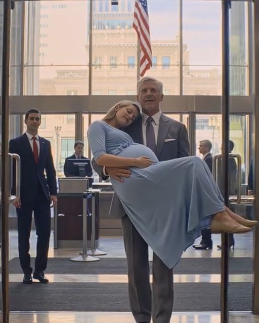 The Day A Millionaire Hurt His Pregnant Wife In A Downtown Bank — And Her Quiet Father Made America Watch