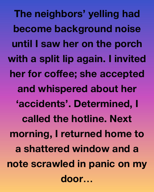 Silent Cries: A Neighbor’s Courage