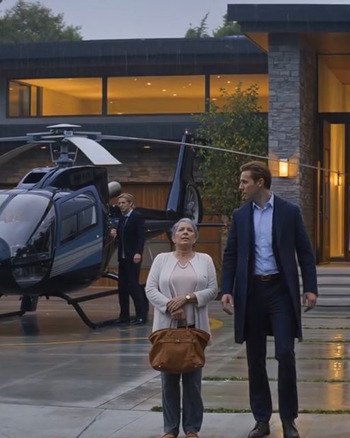 The Night My Own Daughter Shut The Door In My Face And The Son I Once Took In As “temporary” Landed A Helicopter In Front Of Her Perfect House