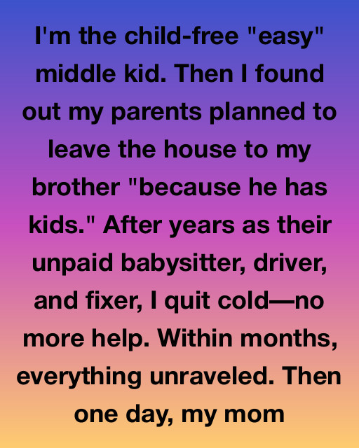 I’m The Child-Free “Easy” Middle Kid, But Choosing My Own Value Over Being The Family’s Unpaid Handyman Changed Everything