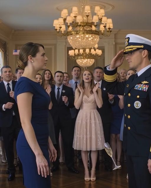 At My Sister’s Engagement To A Navy Seal Captain, They Introduced Me As “the Harmless One” — Ten Minutes Later, He Was Standing At Attention In The Middle Of The Ballroom, Saluting Me In Front Of Everyone Who Ever Dismissed Me