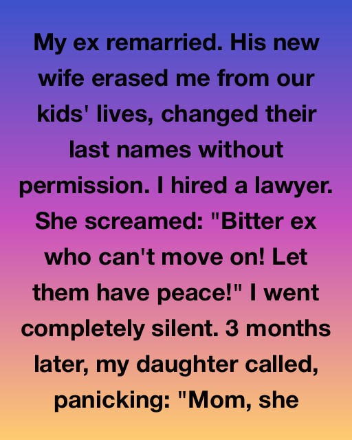 I Was Forced Out Of My Own Children’s Lives By Their New Stepmother, But The Silence I Kept Was The Only Way To Let The Truth Finally Find Its Way Home