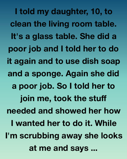 The Glass Table Lesson