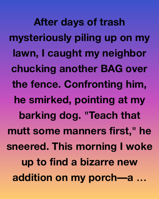 The Mysterious Trash Tossing