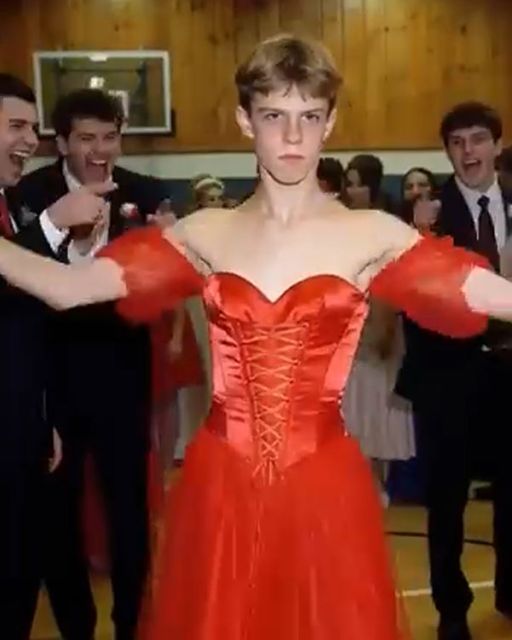 I Thought My Son Was Ruining His Life With That Red Dress. Then He Turned And Pointed At The Coach.