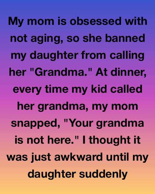 I Finally Understood My Mother’s Vanity When My Daughter Revealed The Truth We Had All Been Missing