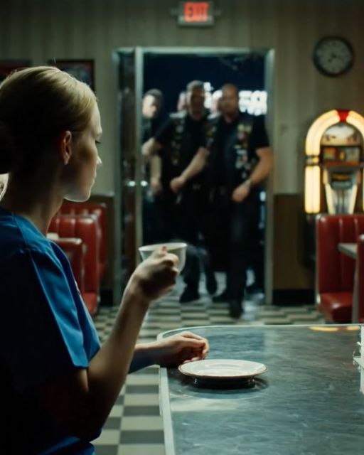 A Biker Gang Cornered Me In The Diner. Then Their Leader Saw The Tattoo On My Wrist.