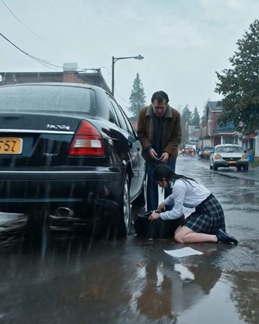 She Missed The Interview That Could Lift A Maid’s Daughter Out Of The Lowside — Stopping In A Storm To Fix A Stranger’s Flat — Never Guessing The Older Man In The Wool Coat Was The Billionaire Behind The Founder’s Grant, The Gatekeeper Of Crestwood University, And The One Person Whose Idea Of “legacy” Would Be Rewritten By A Seventeen-year-old’s Grease-stained Hands On A Rain-slicked Curb In The United States