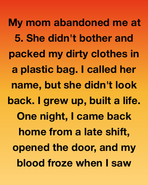 I Was Abandoned At Five Years Old With Only A Plastic Bag Of Clothes, But What I Found In My Living Room Decades Later Finally Explained Everything