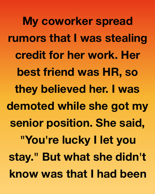 I Thought My Career Was Over After My Coworker Stole My Job, But She Didn’t Realize I Was The Only Thing Keeping The Company Afloat