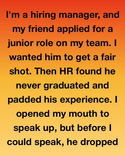 I Thought I Knew My Best Friend Until I Saw His Resume