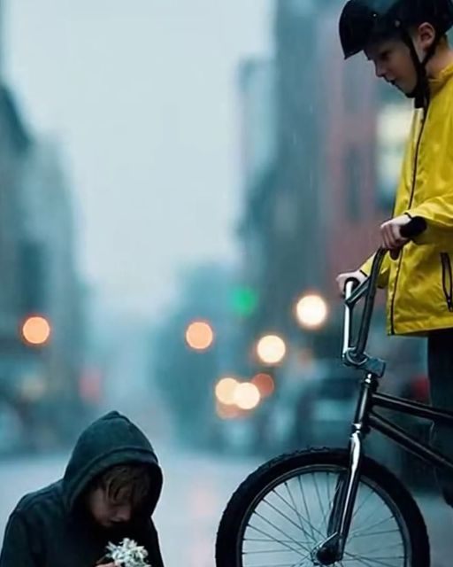 Rich Kid Spits “get Away, Rat” And Shoves An Orphan Into The Mud — Then 200 Bikers Roll Up And See The Birthmark On His Arm