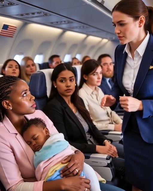 A Flight Attendant Humiliated A Young Mother Holding Her Baby — Then A Voice Came Over The Loudspeaker That Made The Entire Plane Go Silent