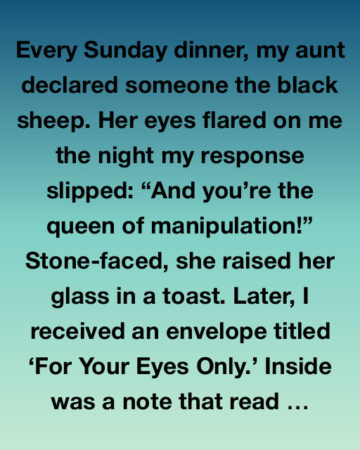 The Black Sheep’s Revelation