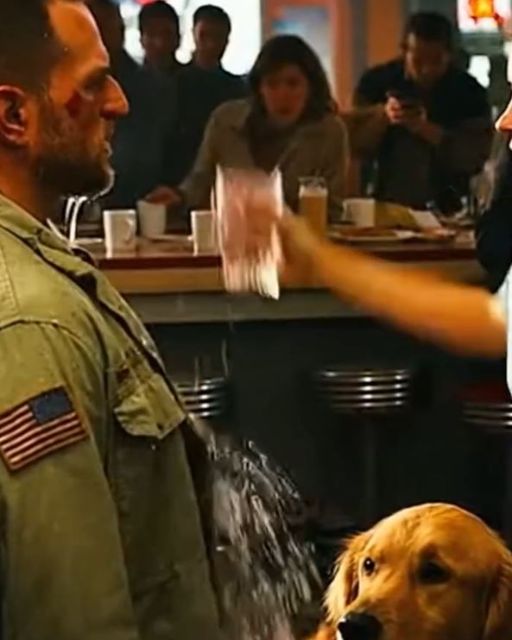 Waitress Dumps Water On A Veteran’s Service Dog — Then The Diner Doors Fly Open And Everyone Sees The Truth