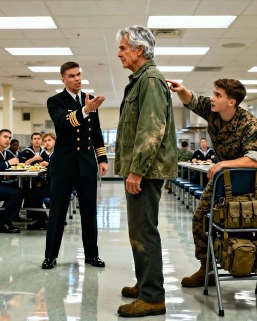 Officer Mocks Old Man In Faded Jacket — Then He Sees The Tattered Patch On His Shoulder And His Blood Runs Cold