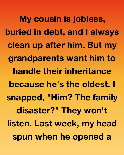 I Laughed When My Broke Cousin Got The Inheritance. Then I Saw Who His “debt” Payments Went To.