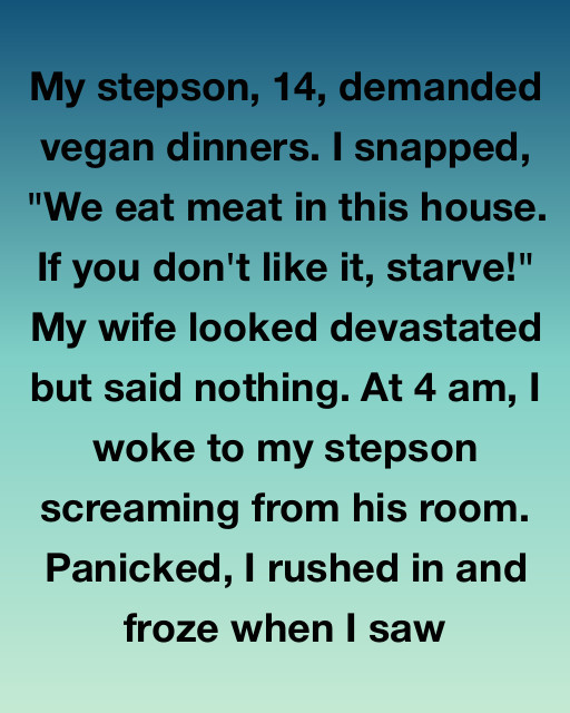 I Saw The Truth Behind My Stepson’s Silent Rebellion And Realized That My Anger Was Just A Mask For My Own Fear