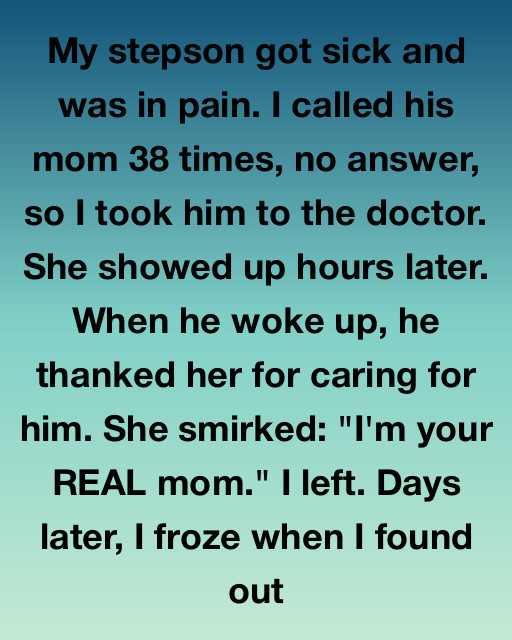 I Saved My Stepson While His Biological Mother Played The Hero, But A Hidden Document Proved Who The Real Parent Was All Along