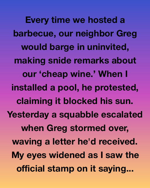 The Poolside Conflict Resolution