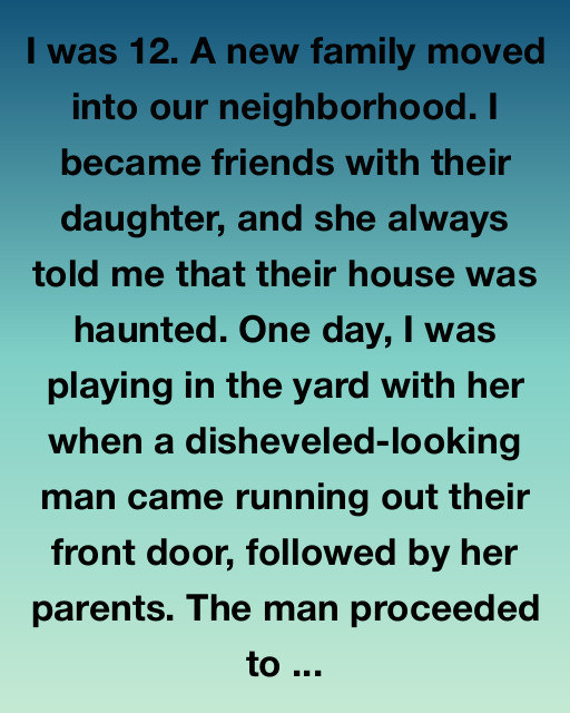 The Man Who Ran From That House