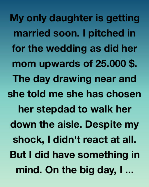 My Daughter’s Wedding And The Seat I Chose To Take