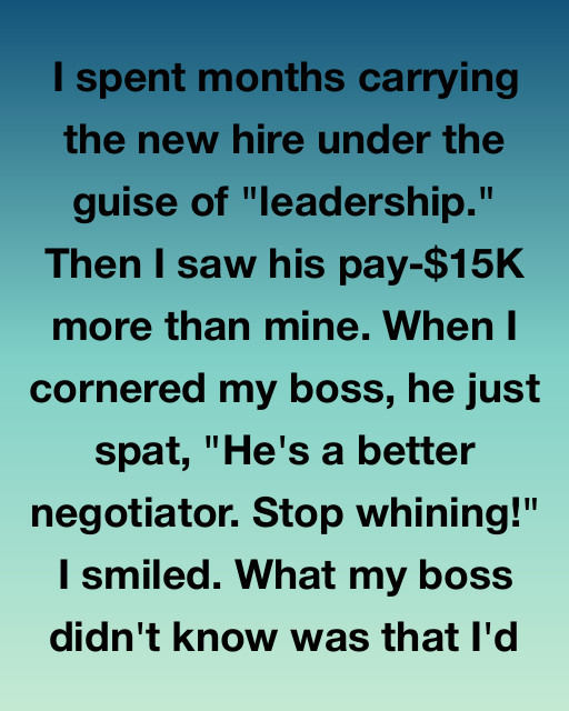 I Spent Months Carrying The New Hire Under The Guise Of Leadership, But Finding Out His Salary Was The Spark I Needed To Finally Value My Own Worth