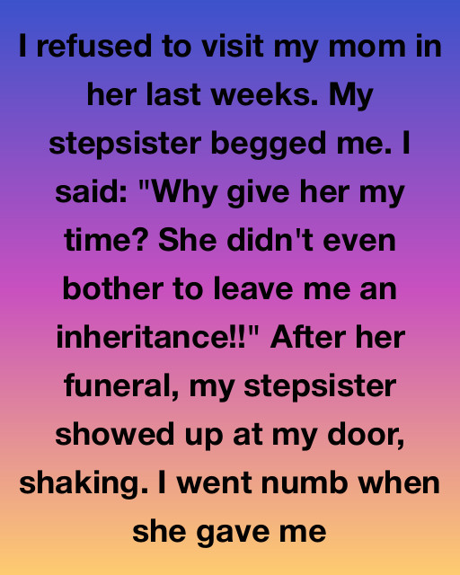 I Refused To Visit My Mom In Her Final Days – But The Package My Stepsister Delivered Proved I Had Been Blind To The Truth