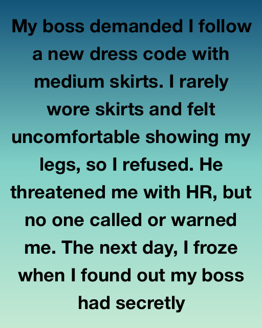I Refused My Boss’s New Dress Code And Expected To Be Fired, Only To Discover The Real Reason He Was So Obsessed With What We Wore