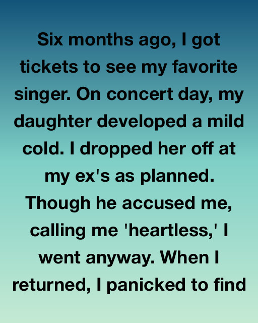 I Went To See My Favorite Singer Despite My Ex-Husband’s Harsh Judgement, But The Reality I Found When I Came Home Changed My Perspective On Parenthood Forever