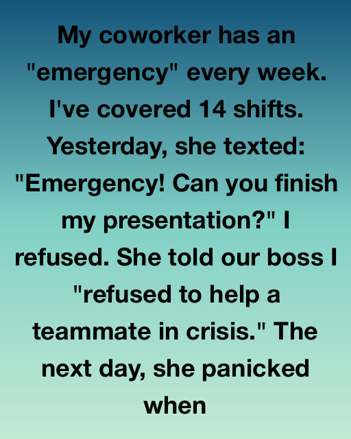 I Discovered My Coworker’s “Emergency” Was Actually A Secret I Never Saw Coming