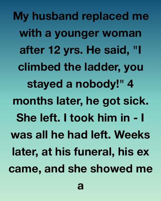 I Saw The Truth Behind My Husband’s Cruel Departure When His Secret Past Walked Into His Funeral