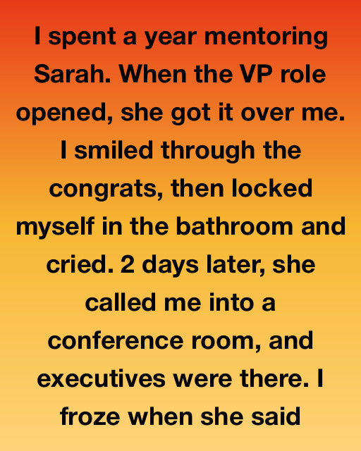 I Spent A Year Mentoring My Successor Only To Lose My Promotion To Her