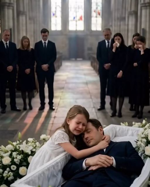 My Daughter Climbed Into Her Father’s Coffin. Then She Screamed A Word That Stopped His Burial.