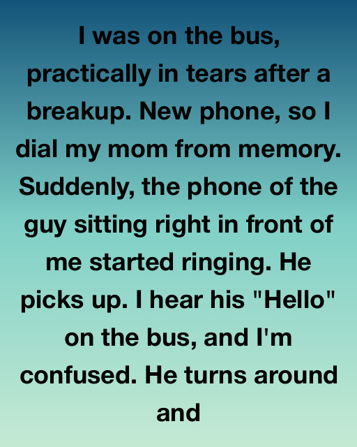 I Called My Mom To Sob About My Breakup But The Guy Sitting Right In Front Of Me Answered Instead And Changed My Life Forever