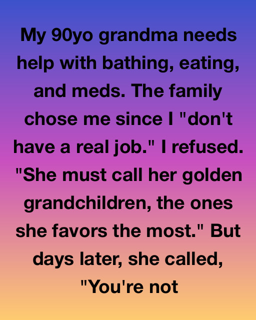 My 90-year-old Grandma Called Me “not Family” For Years – Then Begged Me To Wipe Her