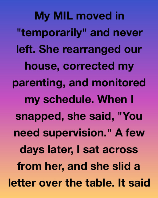 I Thought My MIL Was Trying To Control My Life, But The Letter She Slid Across The Table Revealed A Sacrifice I Never Saw Coming