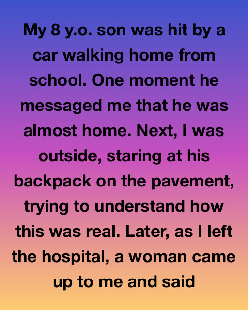I Saw My Son’s Backpack On The Pavement And Felt My World End, But A Stranger’s Confession Revealed A Miracle I Never Expected