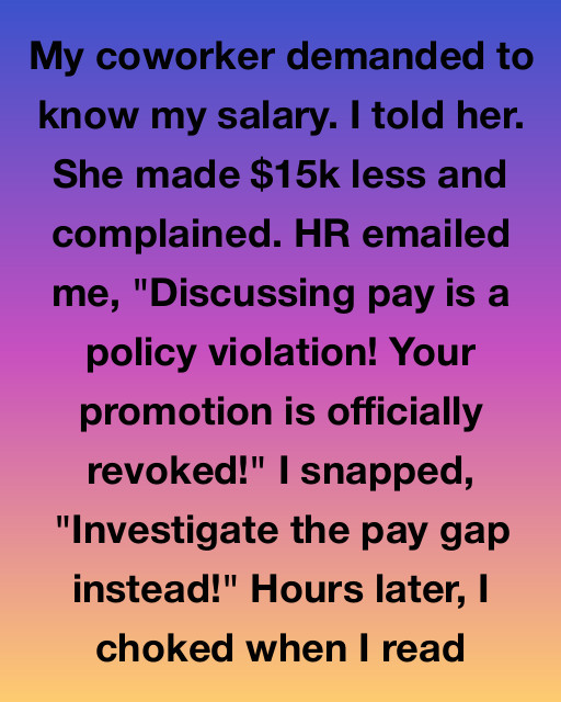 I Found Out The Real Reason Behind My Coworker’s Pay Gap After My Promotion Was Revoked, And It Changed My Life Forever