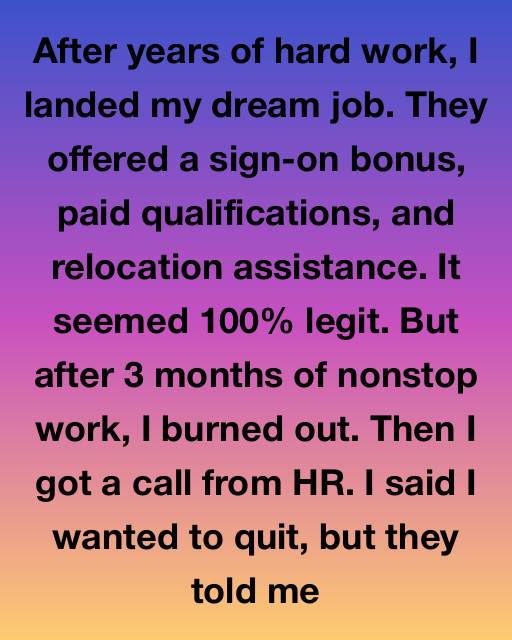 I Finally Landed My Dream Job Only To Realize The Contract Was A Golden Cage I Didn’t Know How To Escape