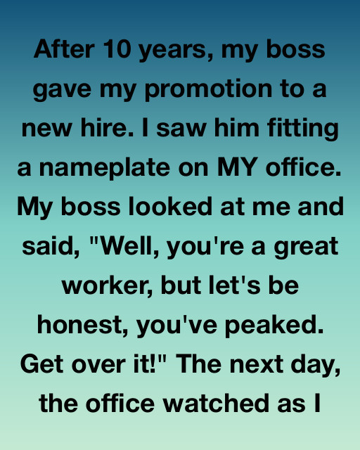 I Thought My Career Had Hit A Dead End After Ten Years Of Loyalty, But Losing My Promotion Taught Me That My Value Was Never In The Hands Of My Boss