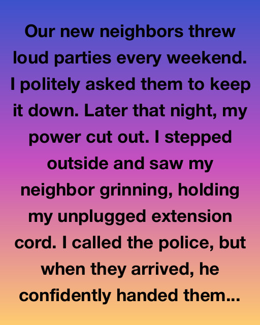Neighbors’ Nighttime Noises