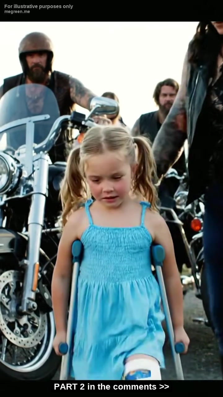 I Can’T Close My Legs,’ Little Girl Told Bikers – What Happened Next Made The Whole Town Go Silent
